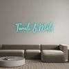 Custom neon sign Tumeli & Mele