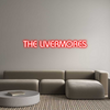 Custom neon sign THE LIVERMORES