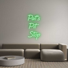 Custom neon sign Pat's
Pit
S...