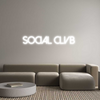 Custom neon sign Social Clvb