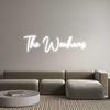 Custom neon sign The Wenhams