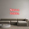 Custom neon sign MAKKA
DORRA