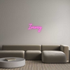 Custom neon sign Immy