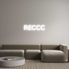 Custom neon sign RECCC