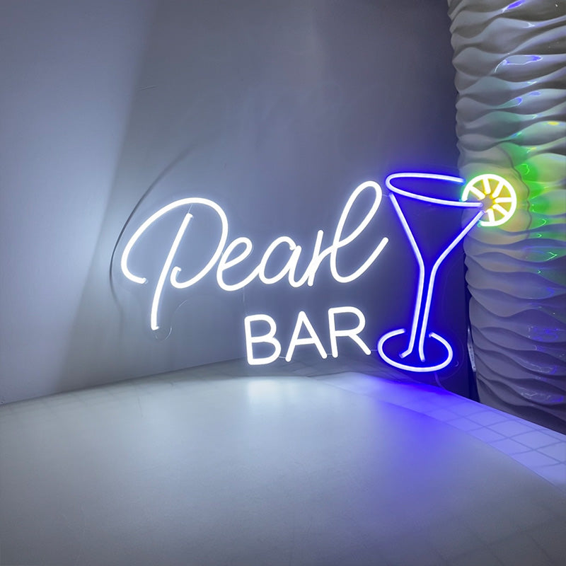 Customisable Name Cocktail Neon