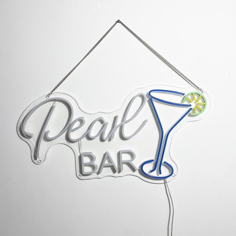 Customisable Name Cocktail Neon