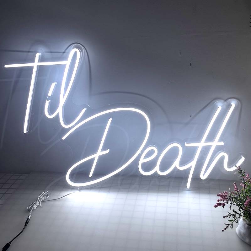 50% OFF Clearance Sale_'Til Death' neon sign