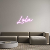 Custom neon sign Lola