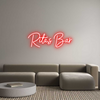 Custom neon sign Rita,s Bar