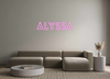 Custom neon sign Alyssa