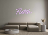 Custom neon sign Fletch