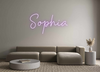 Custom neon sign Sophia