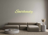 Custom neon sign Sairbeauty