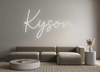 Custom neon sign Kyson