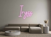 Custom neon sign Iryss