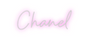 Custom neon sign Chanel