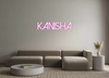 Custom neon sign Kanisha