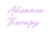 Custom neon sign Advance
Therapy