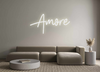 Custom neon sign Amore