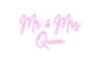 Custom neon sign Mr & Mrs
Quinn