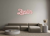 Custom neon sign Zeplin