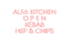 Custom neon sign ALFA KITCHEN
...