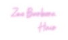 Custom neon sign Zoe Barbera
H...