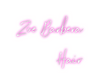 Custom neon sign Zoe Barbera
H...