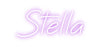 Custom neon sign Stella