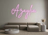 Custom neon sign Azaylia