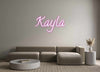 Custom neon sign Kayla