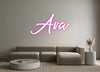 Custom neon sign Ava