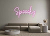 Custom neon sign Spoooky