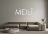 Custom neon sign MEILÌ