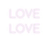 Custom neon sign LOVE
LOVE