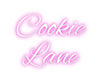 Custom neon sign Cookie
Lane