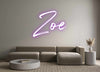 Custom neon sign Zoe