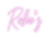 Custom neon sign Rellie’s