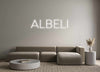 Custom neon sign ALBELI