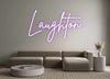 Custom neon sign Laughton