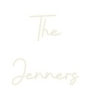 Custom neon sign The 
Jenners