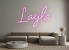 Custom neon sign Layla