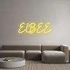 Custom neon sign ELBEE