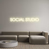 Custom neon sign SOCIAL STUDIO