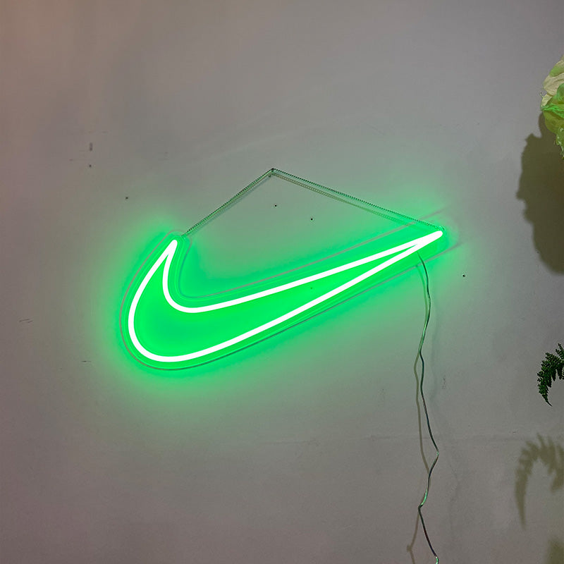 Brand LOGO Swoosh LED Neon Sign | LED Lights for Retail Stores