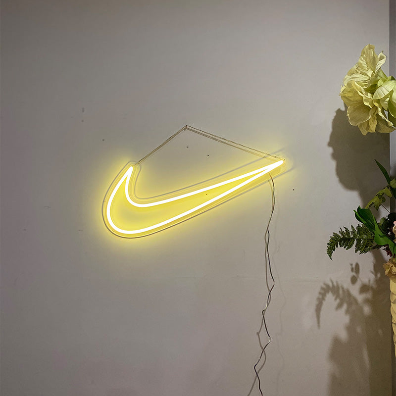 Brand LOGO Swoosh LED Neon Sign | LED Lights for Retail Stores