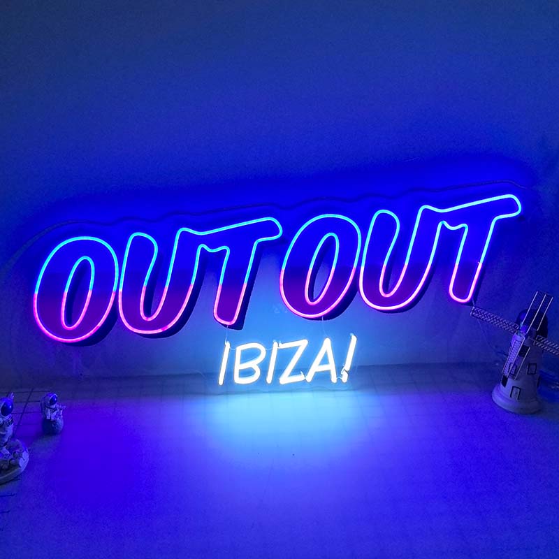 50% OFF Clearance Sale_'out out IBAZA' neon sign