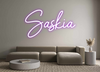 Custom neon sign Saskia