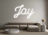 Custom neon sign Jay