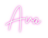 Custom neon sign Ava